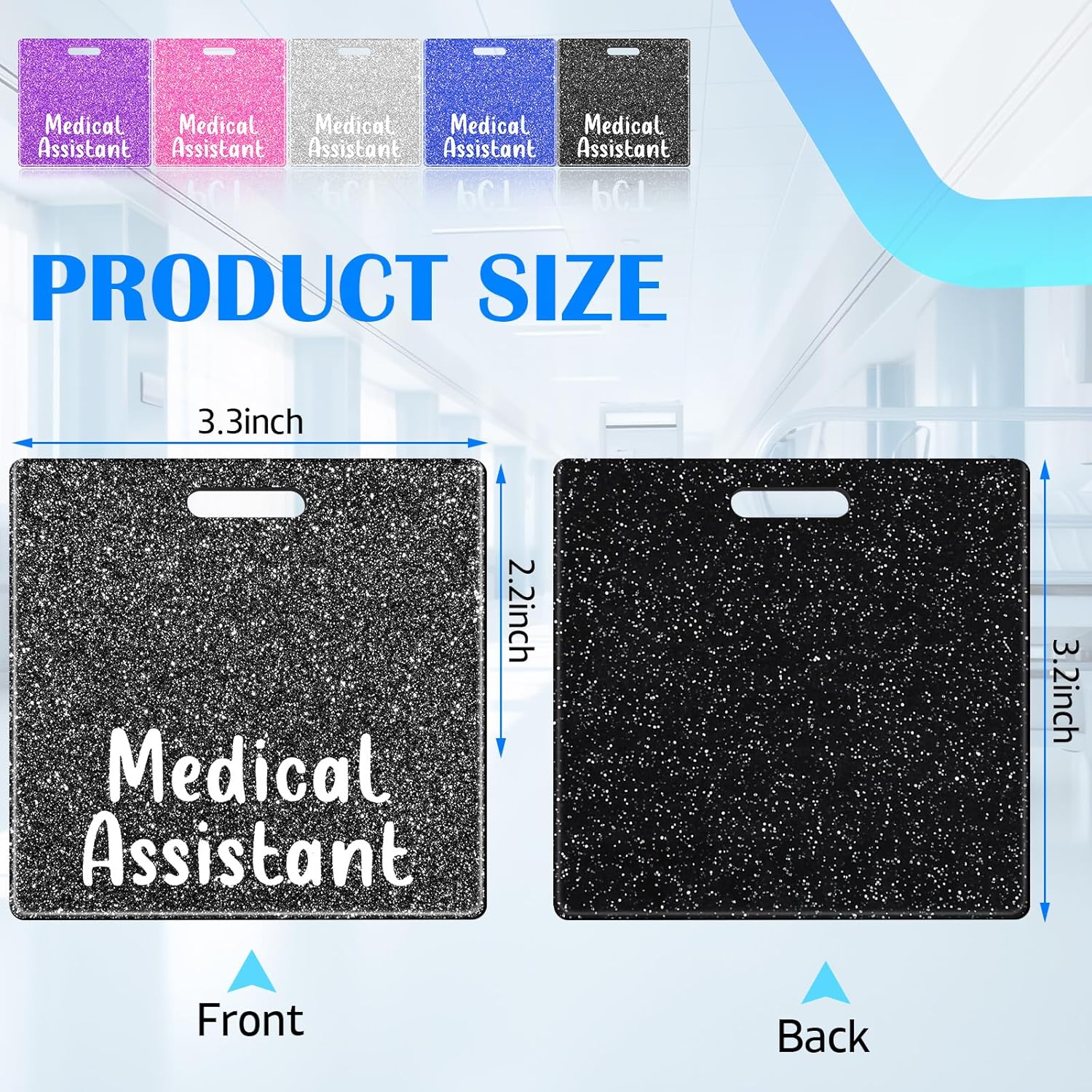 MEDICAL ASSISTANT Badge Card | SCRUBS